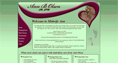Desktop Screenshot of midwifeann.com