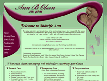 Tablet Screenshot of midwifeann.com
